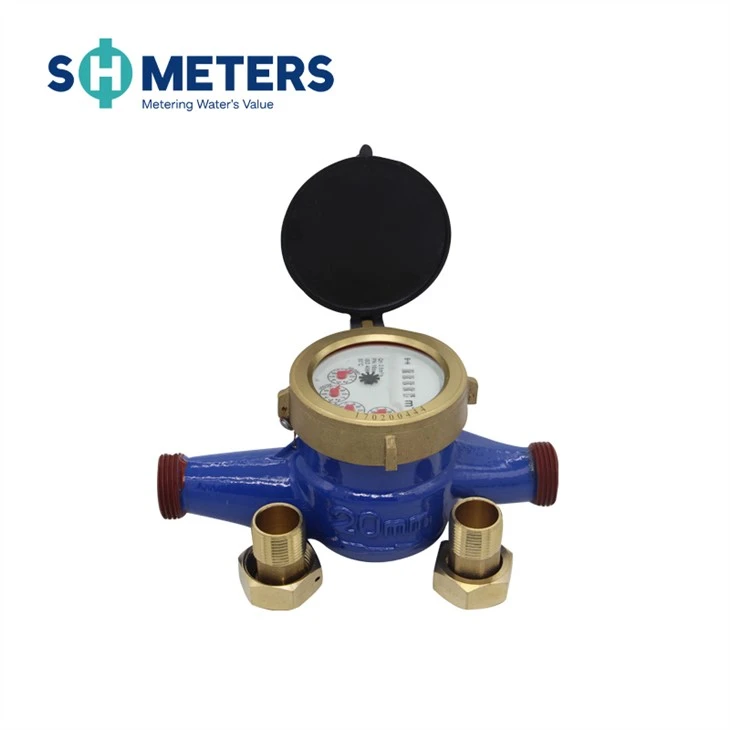 DN15~DN50 class b Brass Multijet Water Meter output pulse
