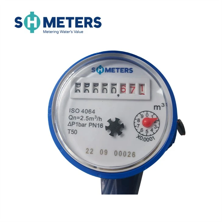 Class C R160 1/2 Inch Size Domestic Single Jet Water Meter