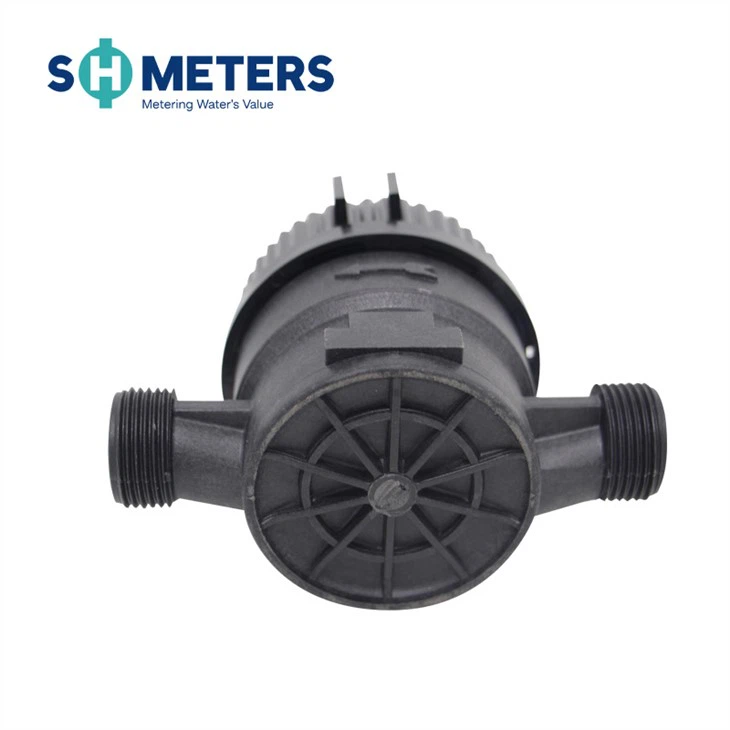 Hot Water Dry Dial Plastic 1/2 Inch Size Domestic Single Jet Water Meter