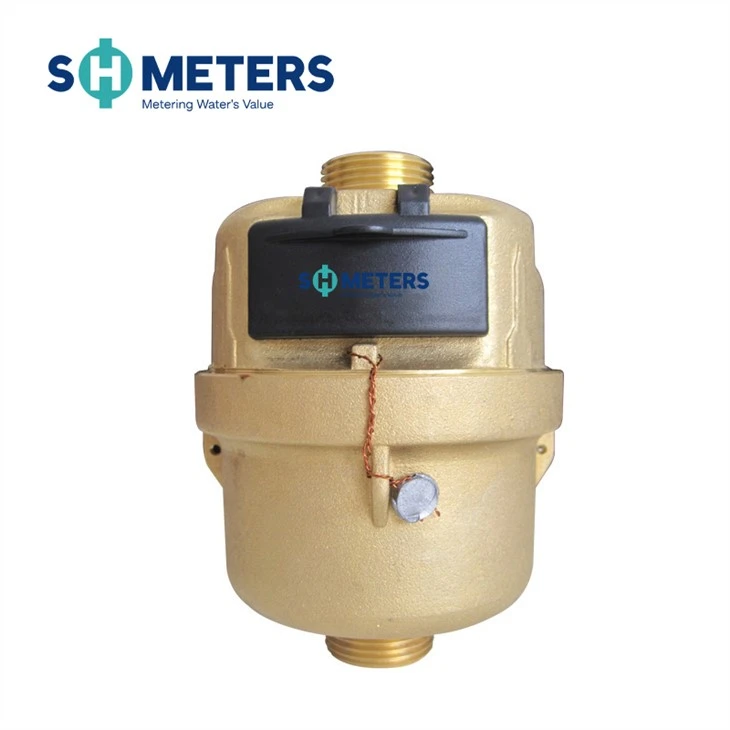 Piston Volumetric Brass Water Meter Class C, R160/ R200